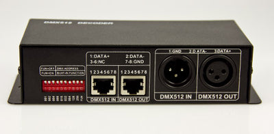 ProX Decoder Controller for DMX Driver Dimmer for DMX Devices and LED Lighting Strip Tape