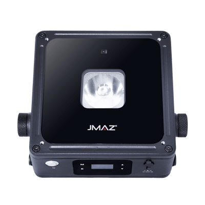 JMAZ MAD PAR BULLS IP - RGBA LED IP65 Outdoor Battery-Powered Par Wash Light with Wireless DMX, Diffuser & Remote