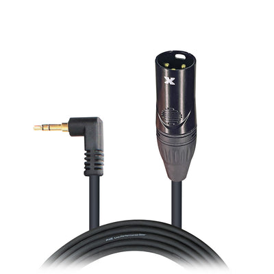 ProX 5 Ft. Unbalanced 1/8" (3.5mm) TRS Mini to XLR-M Premium Audio Cable
