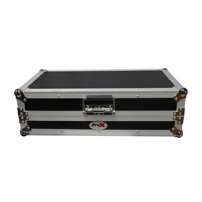 ProX Flight Case for Numark MixTrack 3 Pro 3 and Platinum Digital Controller W-Laptop Shelf
