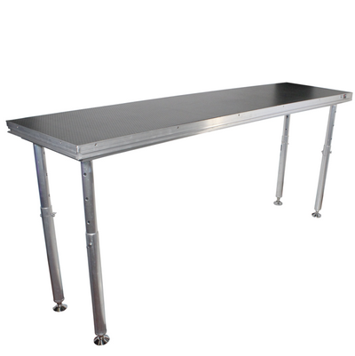 ProX StageQ 2 ft x 8 ft Stage Deck w/ 4 Adjustable 28–48 inch Legs