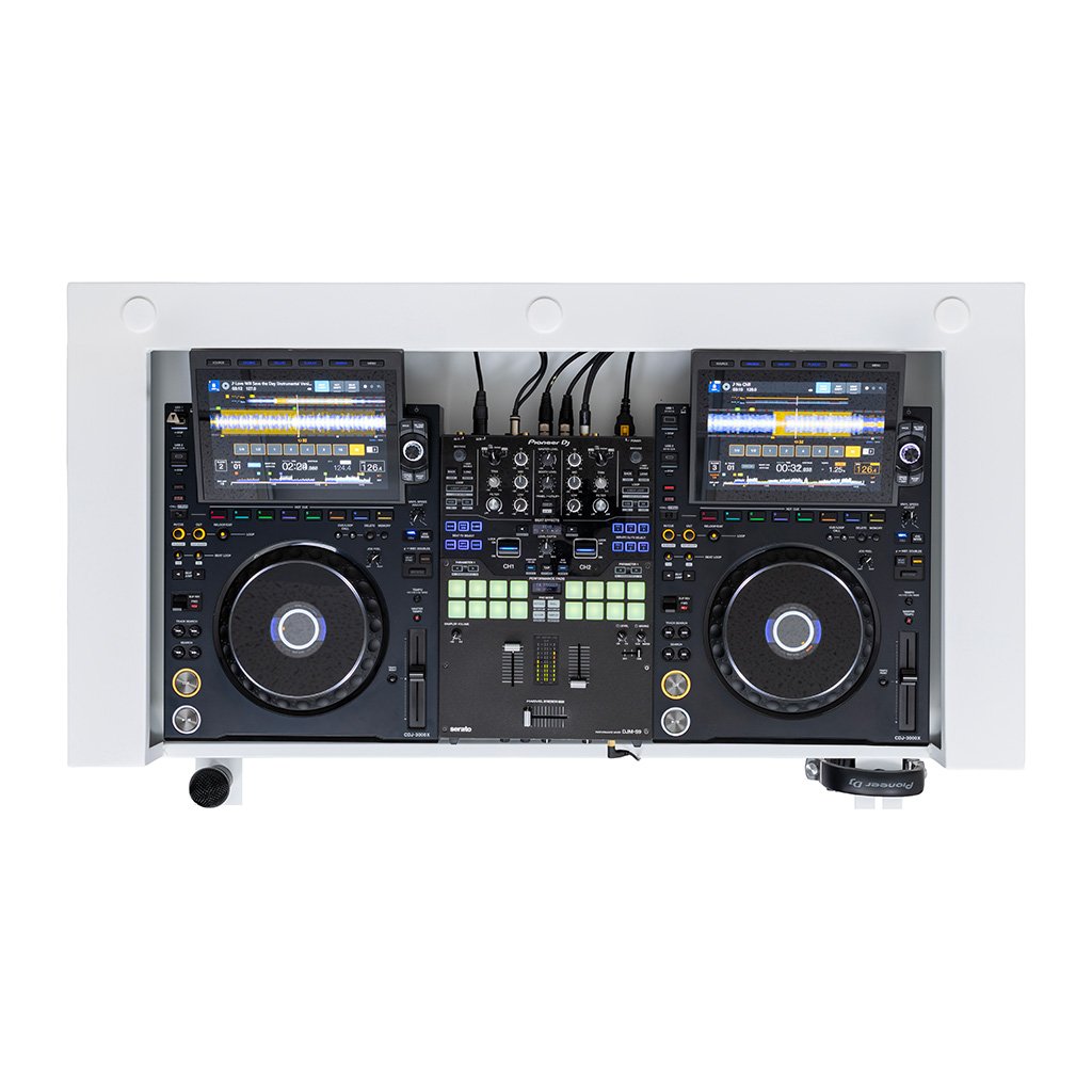 Headliner HL30001 - Malibu Portable DJ Booth (White)