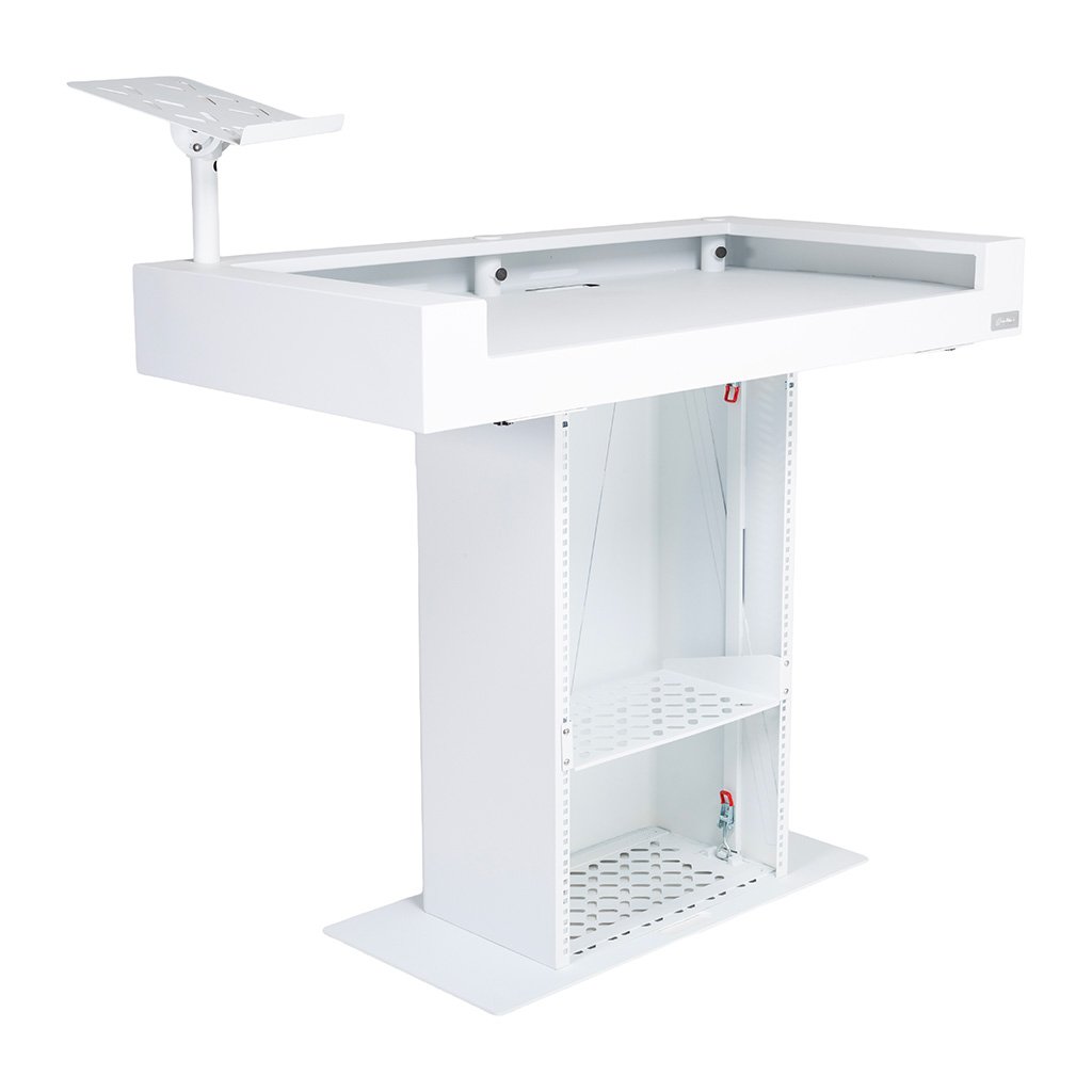 Headliner HL30001 - Malibu Portable DJ Booth (White)