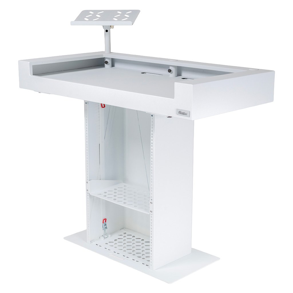 Headliner HL30001 - Malibu Portable DJ Booth (White)