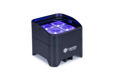 Colorkey MobilePar Mini HEX 4 MKII - Battery-Powered Wireless LED Uplight