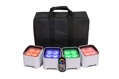 Colorkey MobilePar Mini HEX 4 MKII - 4-Pack with Carrying Case