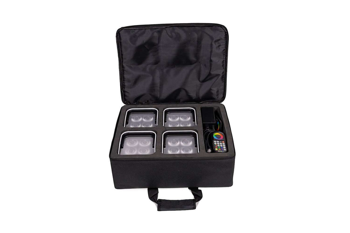 Colorkey MobilePar Mini HEX 4 MKII - 4-Pack with Carrying Case