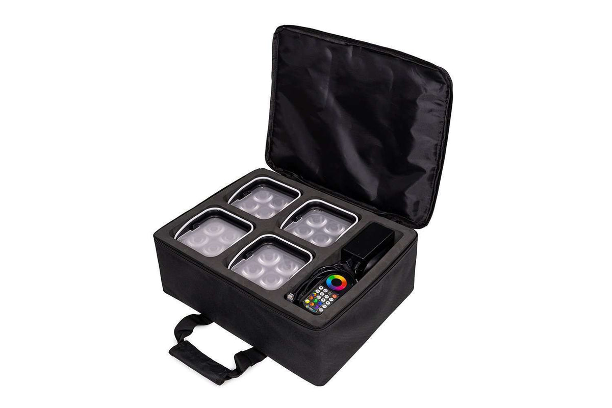 Colorkey MobilePar Mini HEX 4 MKII - 4-Pack with Carrying Case