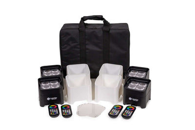 Colorkey MobilePar Mini HEX 4 MKII - 4-Pack with Carrying Case