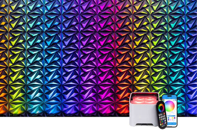 Colorkey MobilePar Mini HEX 4 MKII - Battery-Powered Wireless LED Uplight