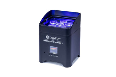 Colorkey MobilePar Pro HEX 6 - Battery-Powered Wireless LED Uplight