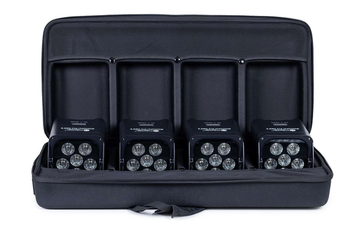 Colorkey MobilePar Pro HEX 6 - 4-Pack with Carrying Case