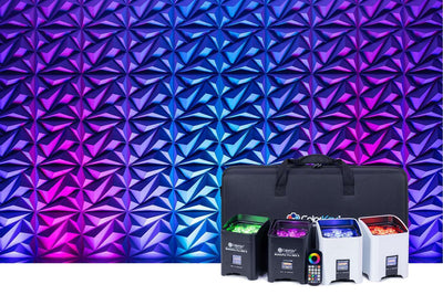 Colorkey MobilePar Pro HEX 6 - 4-Pack with Carrying Case