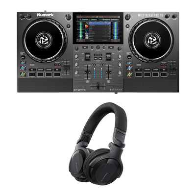 Numark Mixstream Pro GO + Pioneer DJ HDJ-CUE1 Headphones Bundle