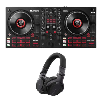 Numark Mixtrack Platinum FX + Pioneer DJ HDJ-CUE1 Headphones Bundle