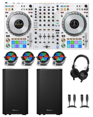 Pioneer DJ DDJ-FLX10-W (Blanco) Paquete "Party Rocker"