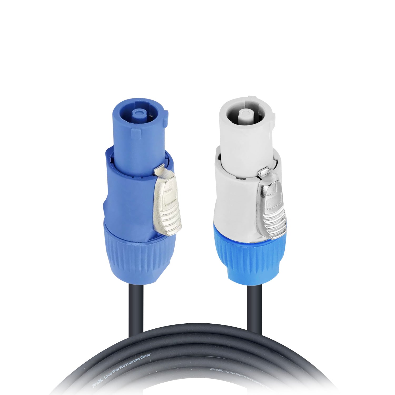 ProX 3 Ft. 14 AWG High Performance Power Cord Blue to Grey for Power Connection Compatible devices