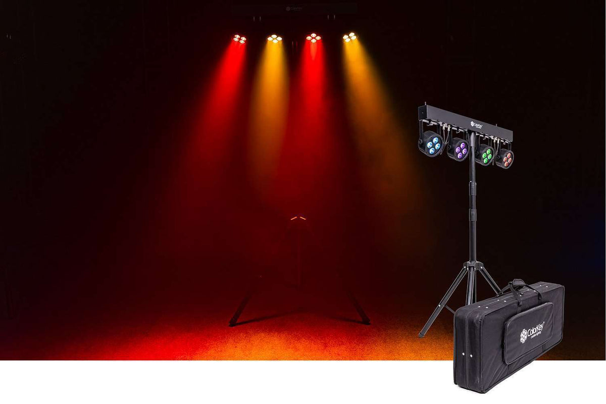 Colorkey PartyBar Mobile 100 EL - Battery-Powered Wireless LED Light Bar with Stand
