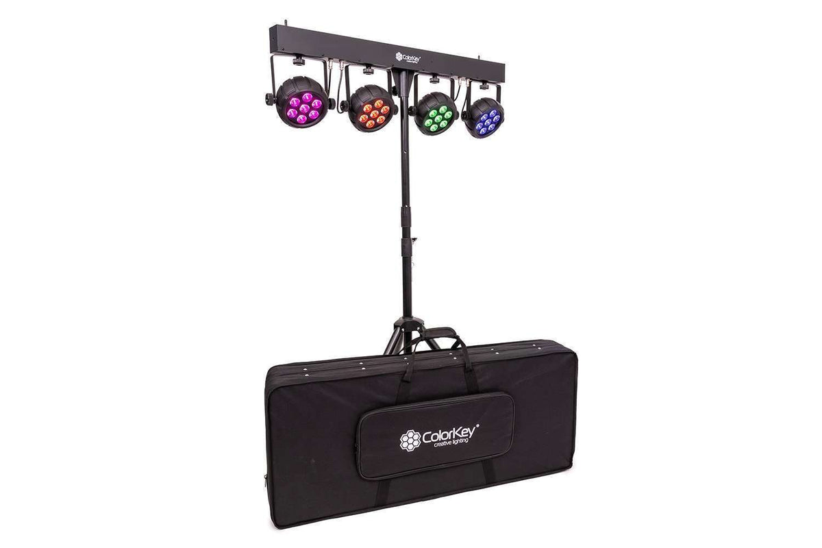 Colorkey PartyBar Mobile 500 EL - Battery-Powered Wireless LED Light Bar with Stand