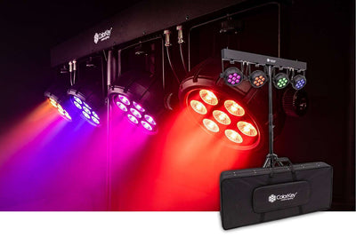 Colorkey PartyBar Mobile 500 EL - Battery-Powered Wireless LED Light Bar with Stand
