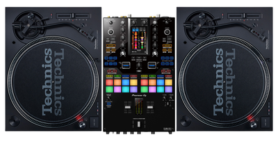 Pioneer DJ DJM-S11 + 2x Technics SL-1200MK7 Bundle