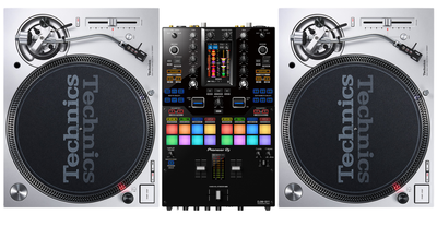 Pioneer DJ DJM-S11 + 2x Technics SL-1200MK7S Bundle