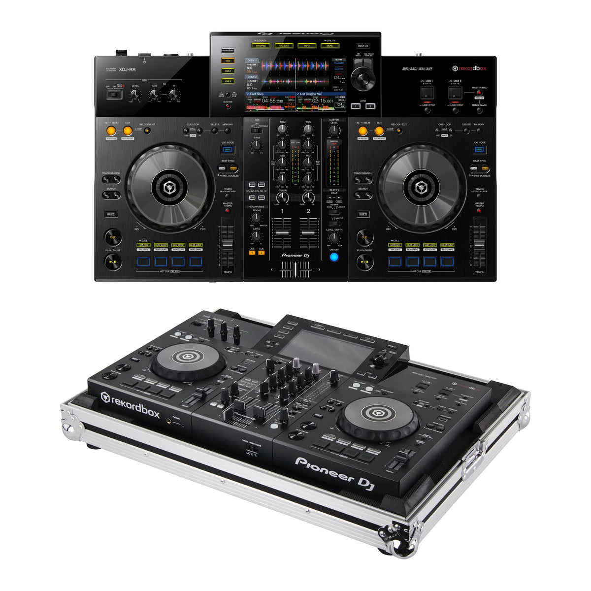 Pioneer DJ XDJ-RR + Odyssey FZPIXDJRR Case Bundle