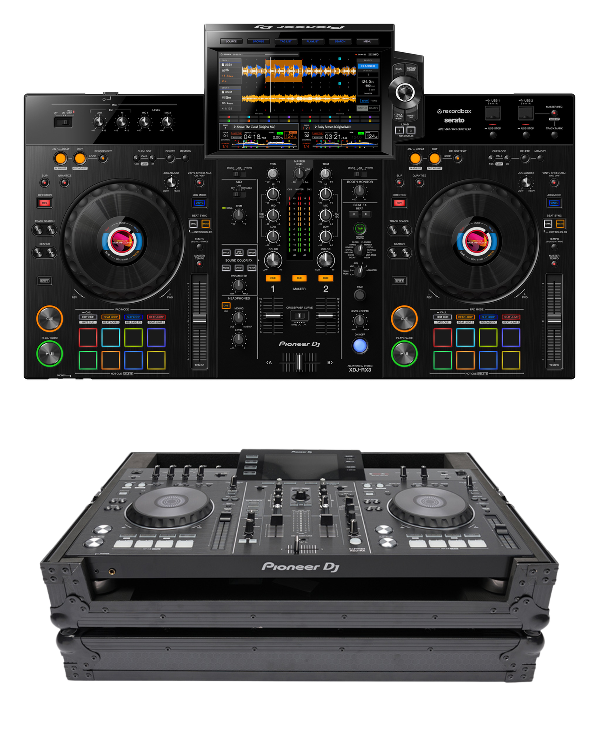 Pioneer DJ XDJ-RX3 + Magma MGA41010 Case Bundle