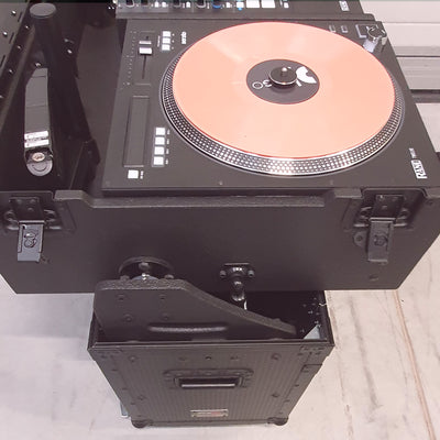 ProX Flip-Ready Easy Retracting Hydraulic Lift Case for RANE Twelve Seventy and Seventy Two MKII Series , with Two Laptop Arms