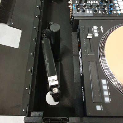 ProX Flip-Ready Easy Retracting Hydraulic Lift Case for RANE Twelve Seventy and Seventy Two MKII Series , with Two Laptop Arms