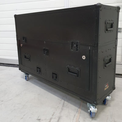 ProX Flip-Ready Easy Retracting Hydraulic Lift Case for RANE Twelve Seventy and Seventy Two MKII Series , with Two Laptop Arms