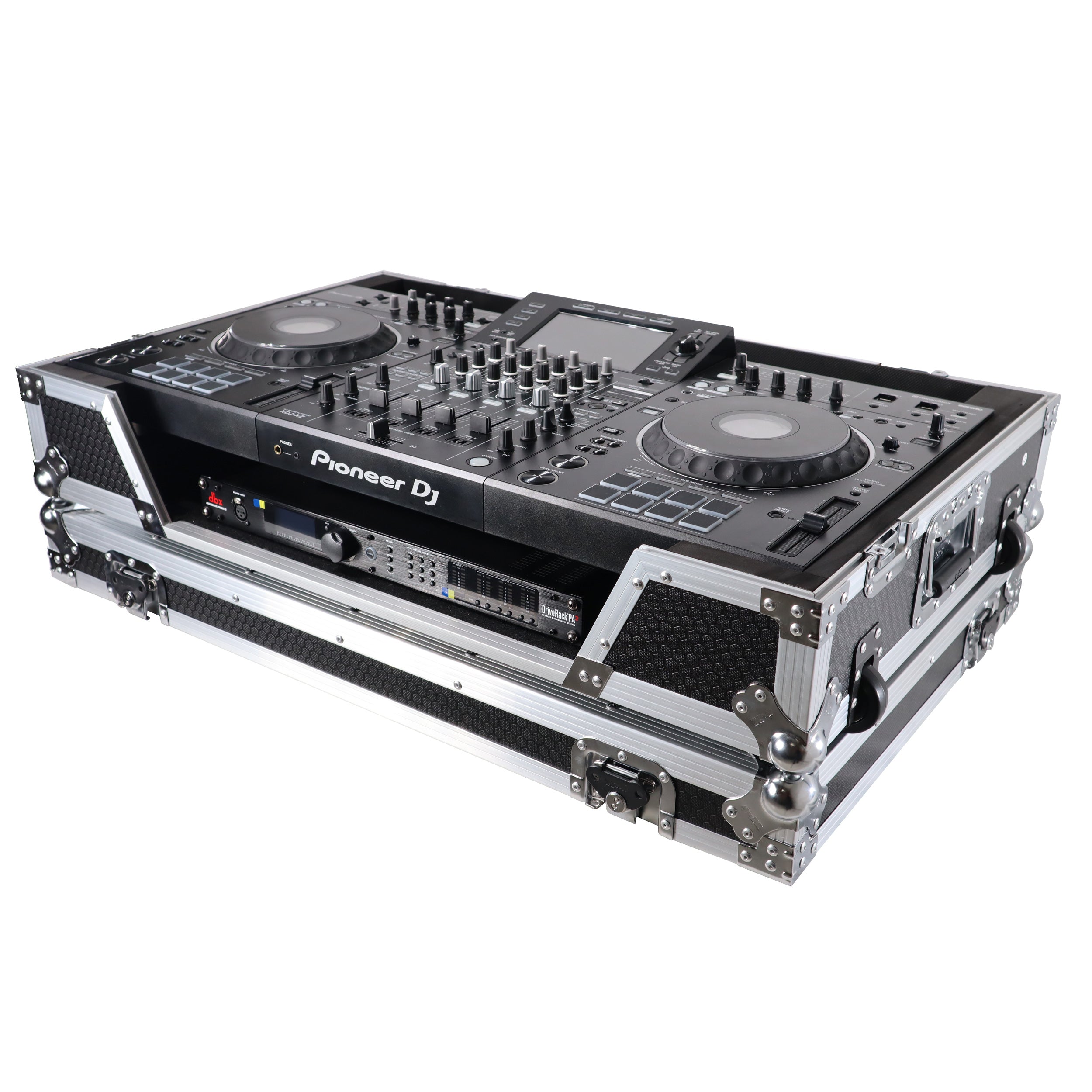 ProX ATA Flight Case For Pioneer XDJ-XZ DJ Controller with 1U Rack Space and Wheels