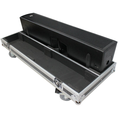 ProX Flight Case for Two RCF NX L24-A MK2 Column Array Speakers W/4 Inch Casters