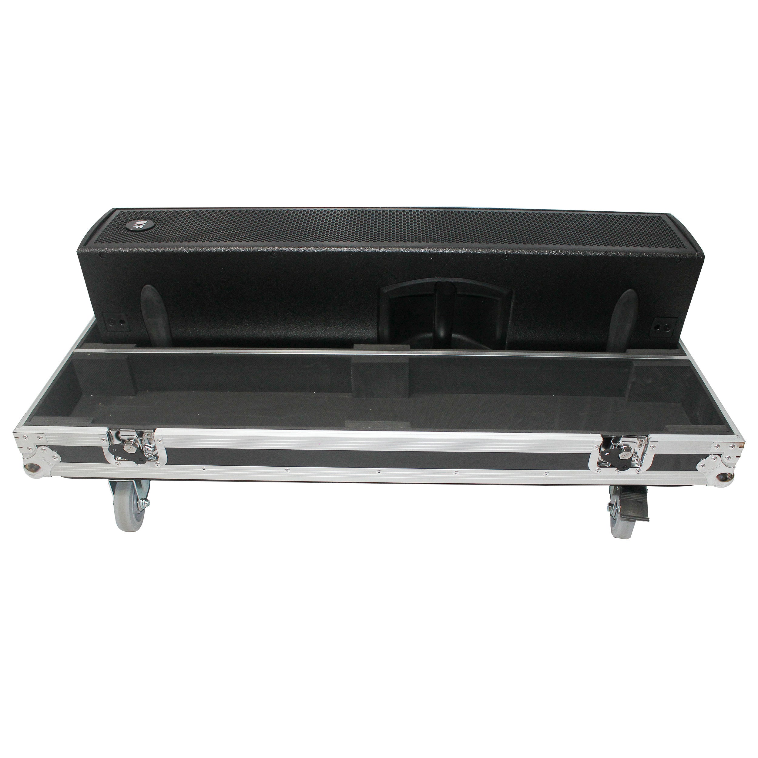 ProX Flight Case for Two RCF NX L24-A MK2 Column Array Speakers W/4 Inch Casters