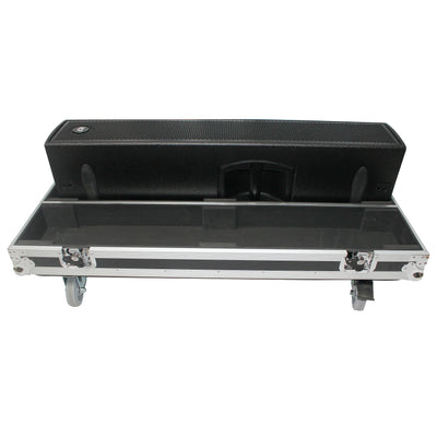 ProX Flight Case for Two RCF NX L24-A MK2 Column Array Speakers W/4 Inch Casters