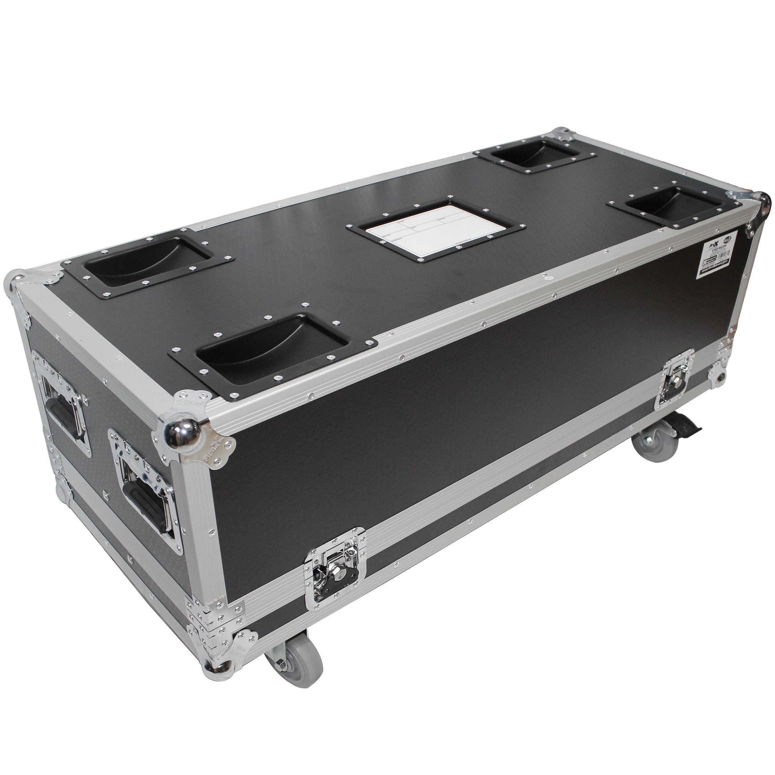 ProX Flight Case for Two RCF NX L24-A MK2 Column Array Speakers W/4 Inch Casters