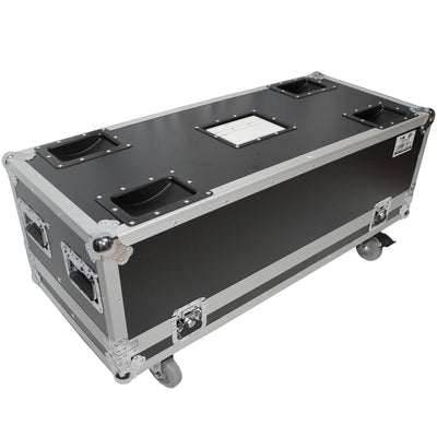 ProX Flight Case for Two RCF NX L24-A MK2 Column Array Speakers W/4 Inch Casters