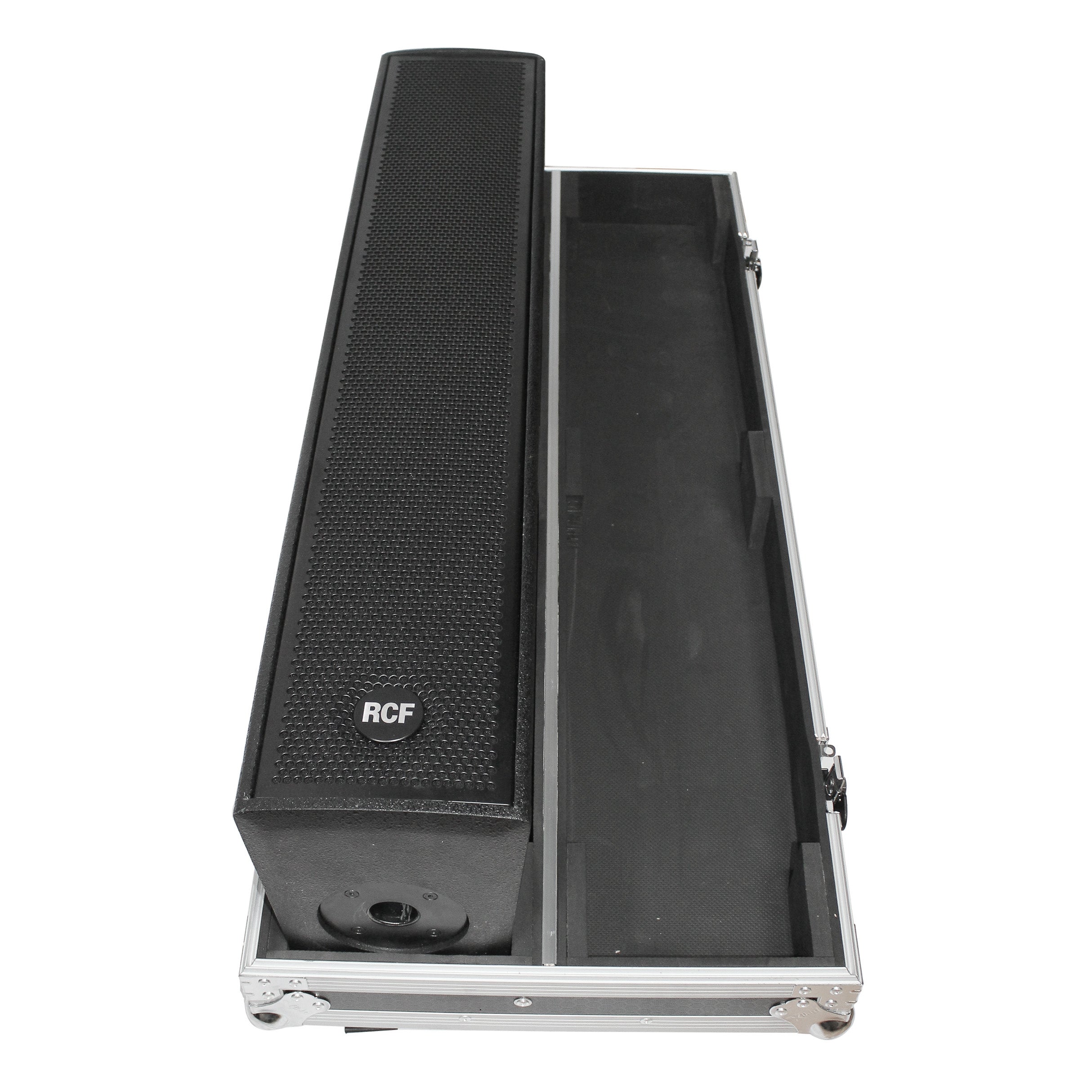 ProX Flight Case for Two RCF NX L24-A MK2 Column Array Speakers W/4 Inch Casters