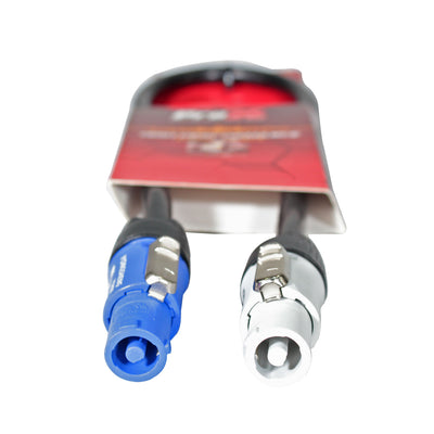 ProX 2 Ft. High Performance 12AWG Blue to Gray Link Cable for Power Connection compatible devices