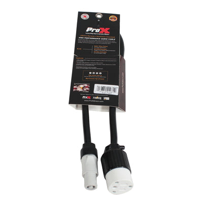 ProX 2 Ft. 12AWG Gray to 120 VAC NEMA15R Female Edison Power for Power Connection compatible devices