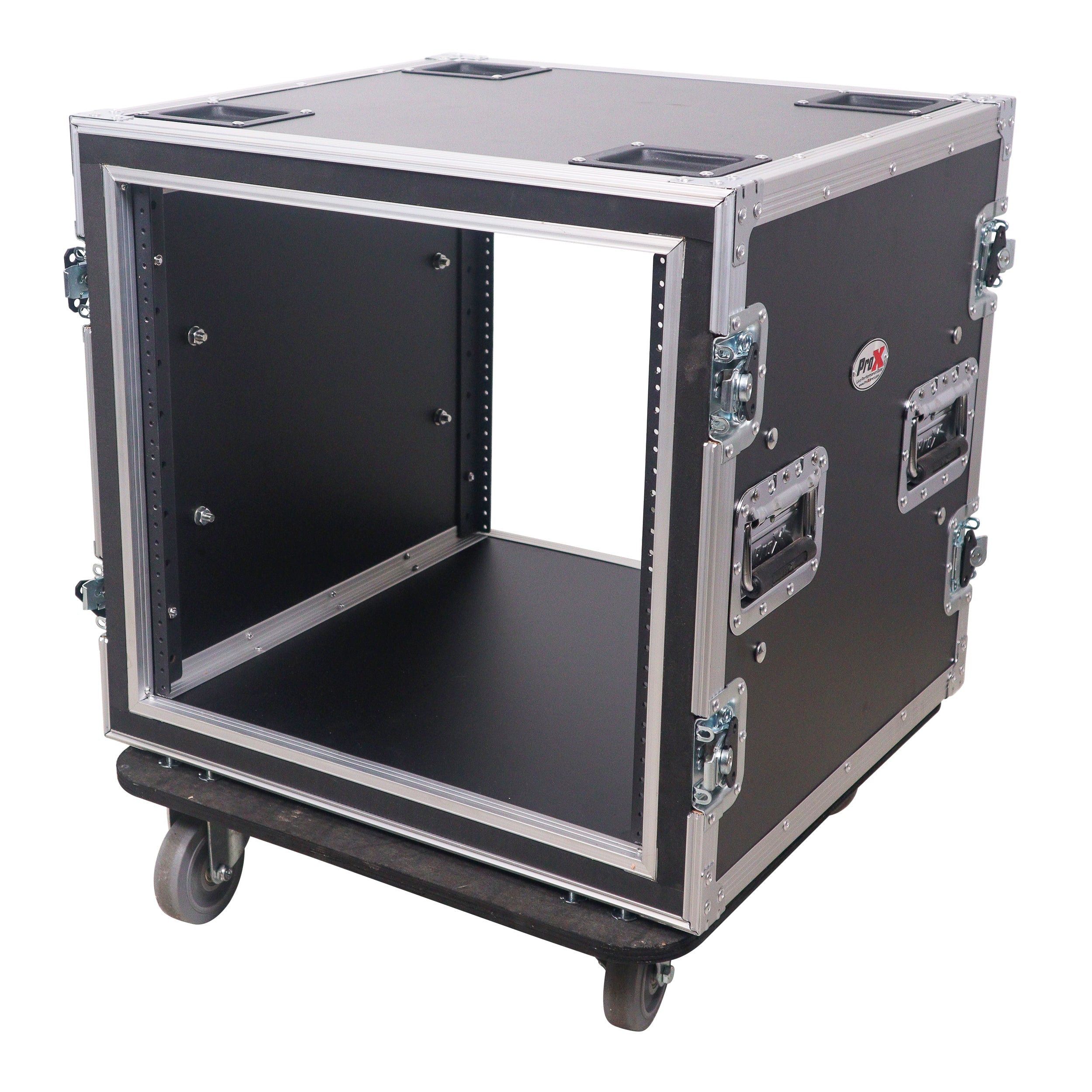 ProX 12U Space Shockproof Amp Rack ATA Flight Case 20" Depth