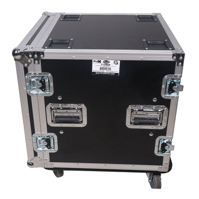 ProX 12U Space Shockproof Amp Rack ATA Flight Case 20" Depth