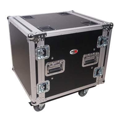 ProX 12U Space Shockproof Amp Rack ATA Flight Case 20" Depth