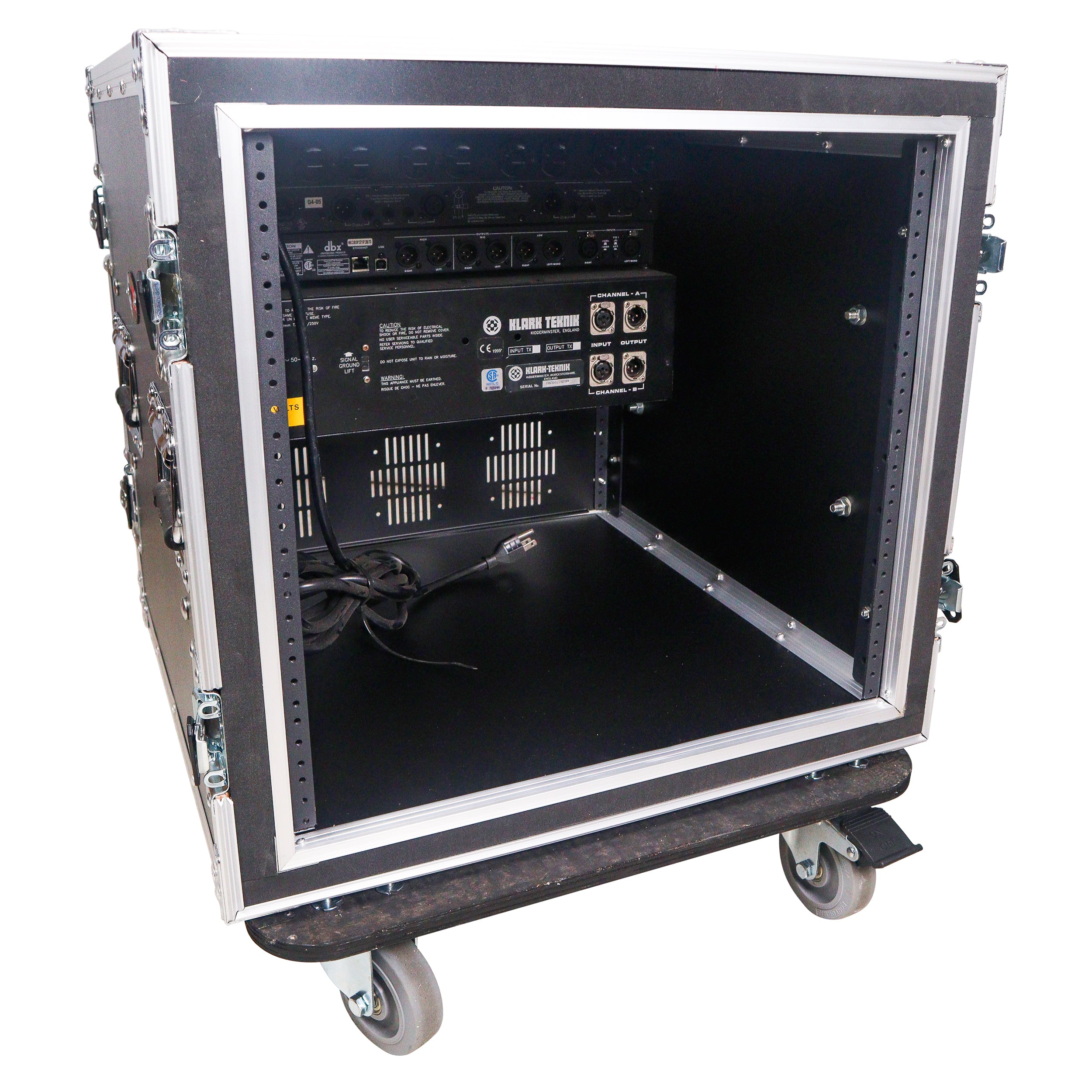 ProX 12U Space Shockproof Amp Rack ATA Flight Case 20" Depth