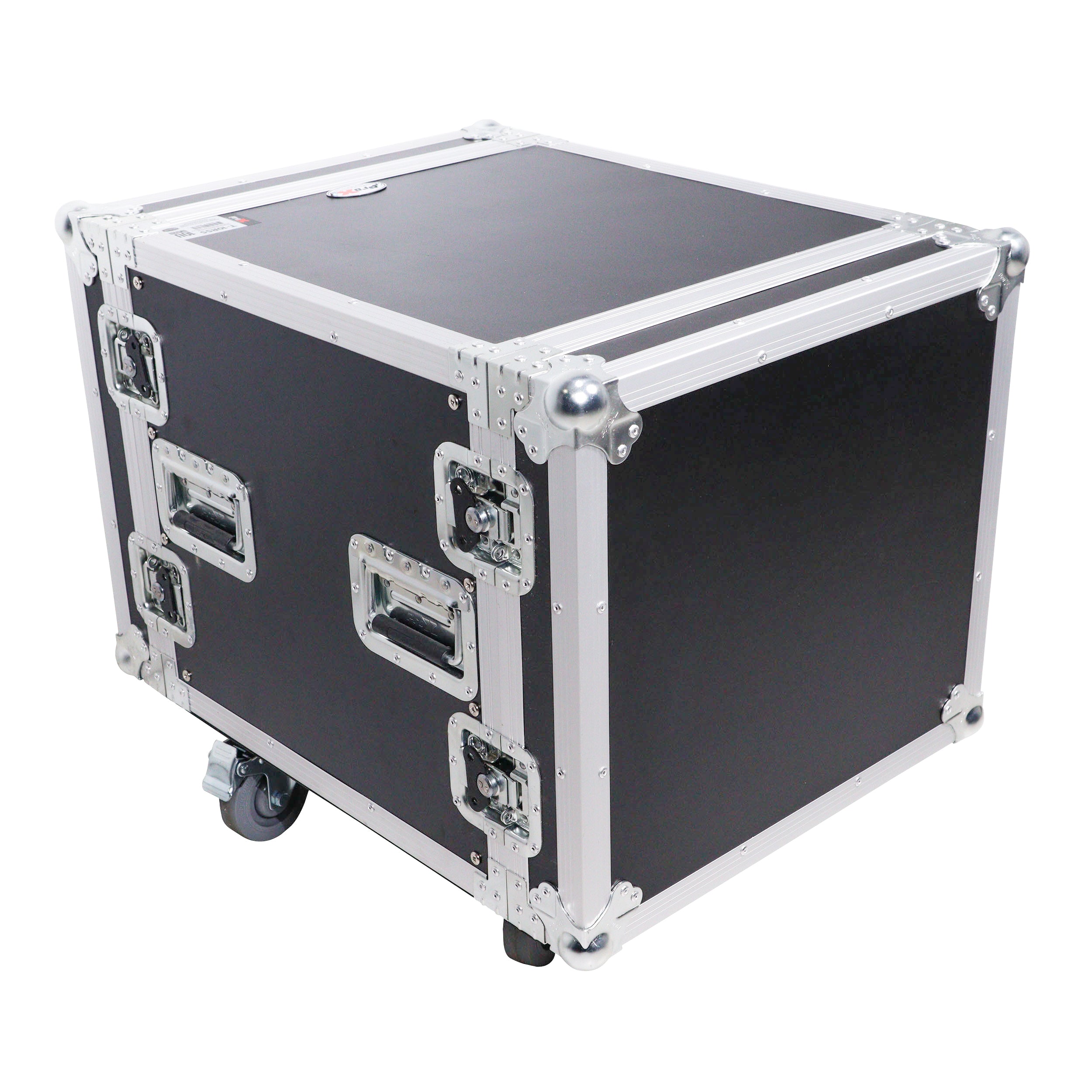 ProX 12U Vertical Amp Rack Mount Flight Case with Caster Wheels