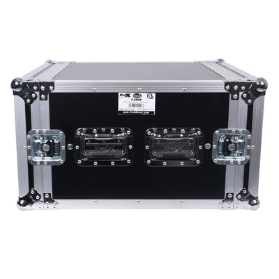 ProX ATA Style 6U Rack Space Shockproof Amp Rack Mount Case 20 in. Depth with recessed handles
