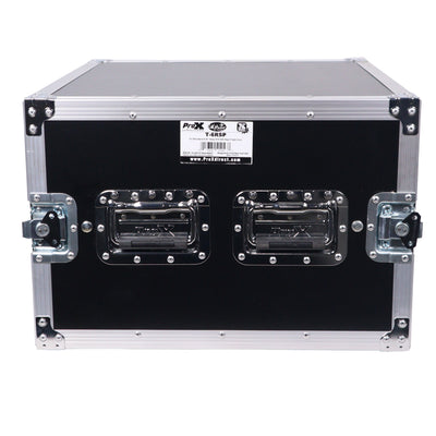 ProX ATA Style 6U Rack Space Shockproof Amp Rack Mount Case 20 in. Depth with recessed handles