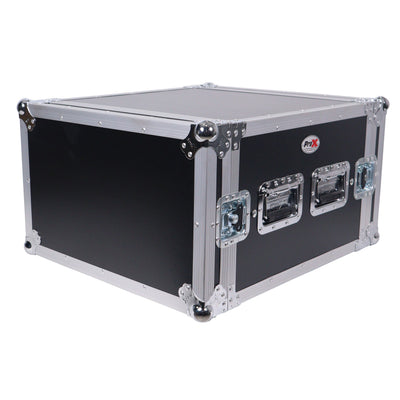 ProX ATA Style 6U Rack Space Shockproof Amp Rack Mount Case 20 in. Depth with recessed handles