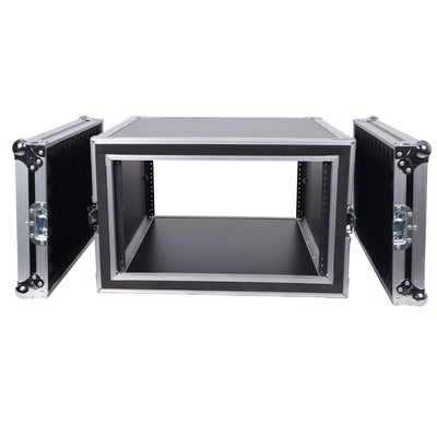 ProX ATA Style 6U Rack Space Shockproof Amp Rack Mount Case 20 in. Depth with recessed handles