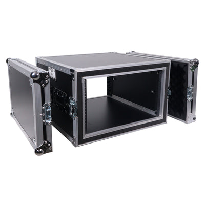 ProX ATA Style 6U Rack Space Shockproof Amp Rack Mount Case 20 in. Depth with recessed handles